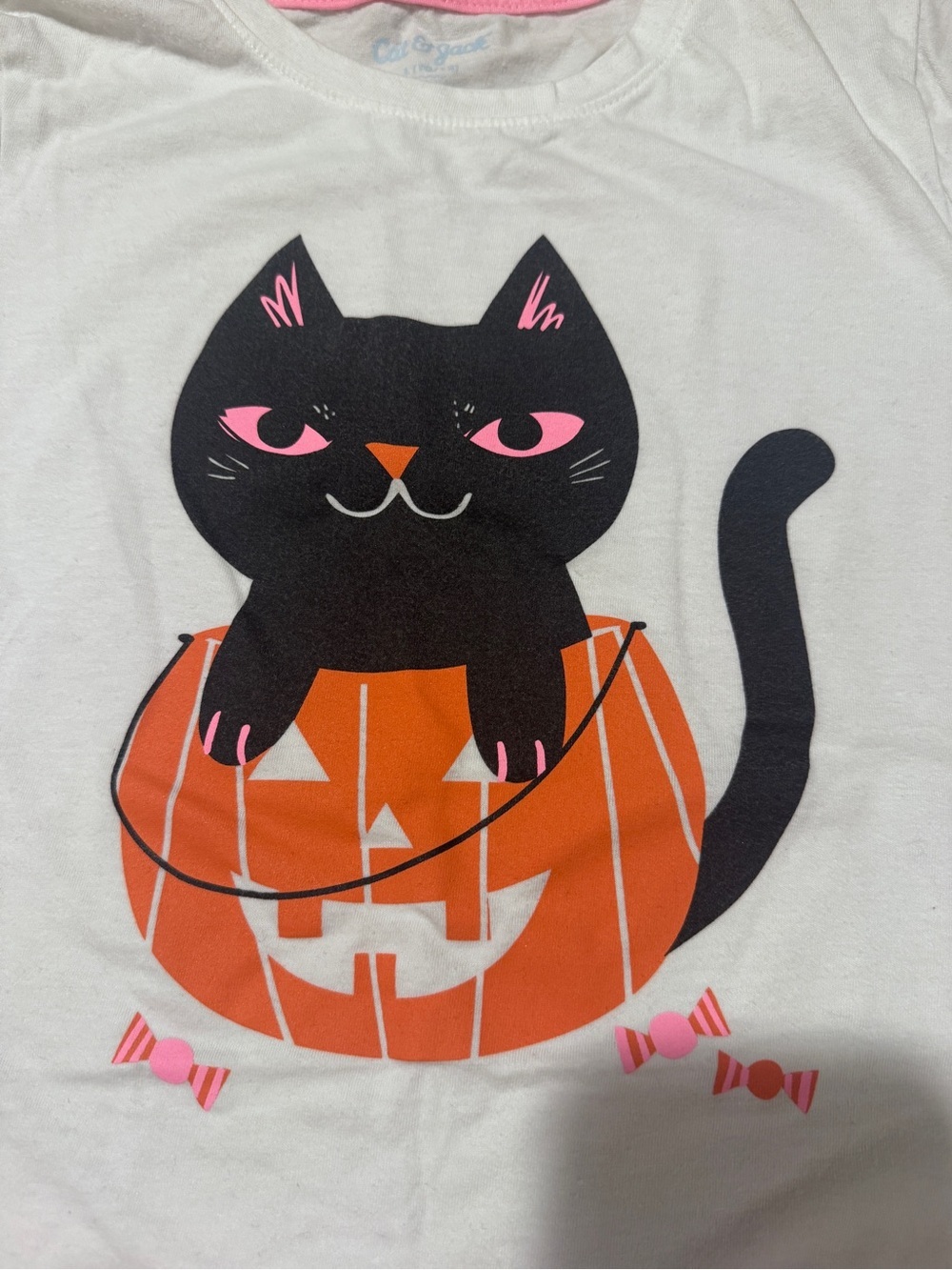 Cat & Jack Kids' Halloween Graphic Short Sleeve Tee, Bundle of Tee Shirts - Picture 8 of 9